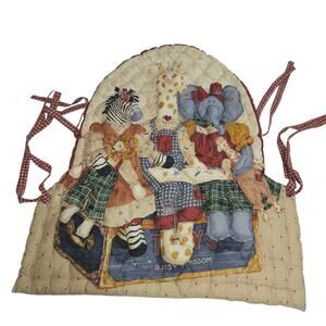 Vtg Daisy Kingdom Nusery Seat Padded Cushion Rocking Chair Glider Quilted Toys